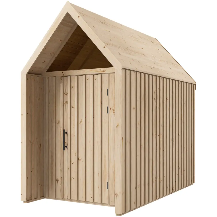 Záhradný domček Swedish Barn 1622 prírodný V4
