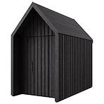 Záhradný domček Swedish Barn 1629 čierna V1