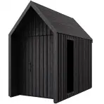 Záhradný domček Swedish Barn 1629 čierna V2