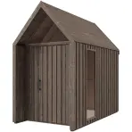 Záhradný domček Swedish Barn 1629 hnedá V3