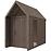 Záhradný domček Swedish Barn 1629 hnedá V3