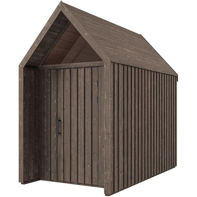 Záhradný domček Swedish Barn 1629 hnedá V4