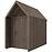 Záhradný domček Swedish Barn 1629 hnedá V4