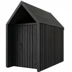 Záhradný domček Swedish Barn 1629 čierna V4