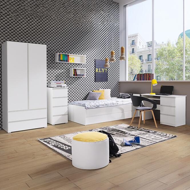 Posteľ Cosmo C14 Biela,5