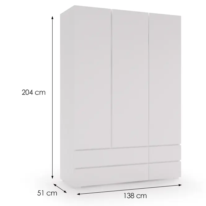 Skriňa 3d Cosmo C17 Biela,2
