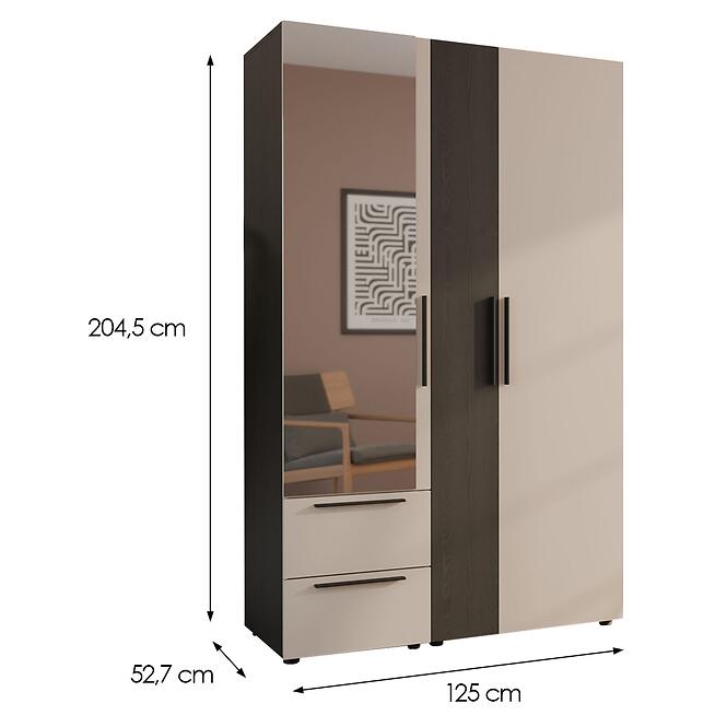 Skriňa Moduklix Set 1 Piesok/Dub Cabezone,2