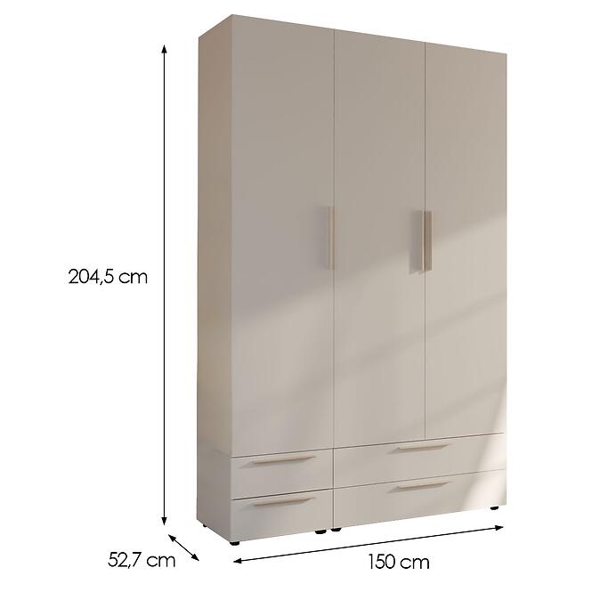 Skriňa Moduklix Set 11 Piesok/Biela,2