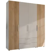 Skriňa Moduklix Set 16 Biela/Dub Mauvella