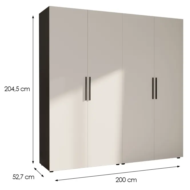 Skriňa Moduklix Set 17 Biela/Dub Cabezone,2