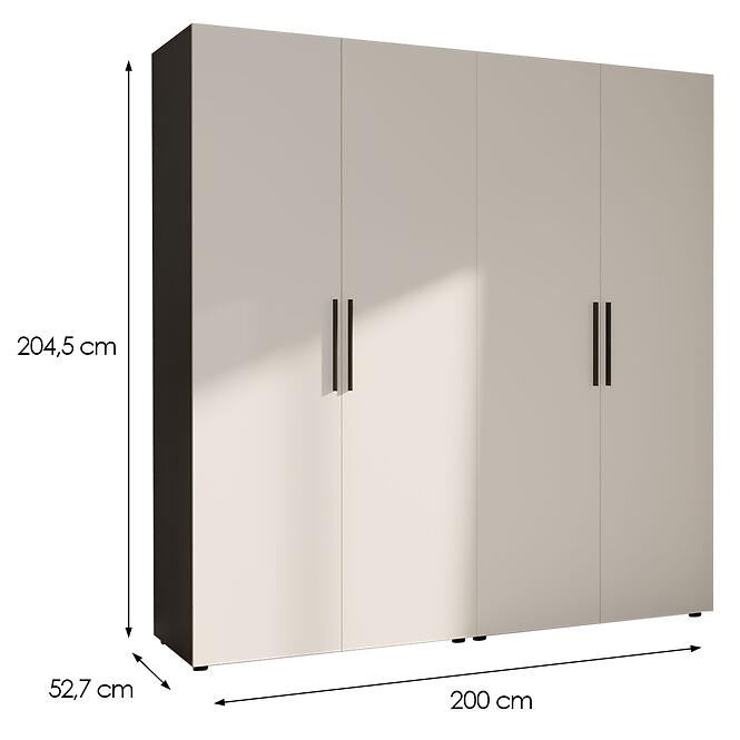 Skriňa Moduklix Set 17 Biela/Dub Cabezone,2