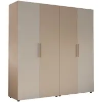 Skriňa Moduklix Set 18 Biela/Piesok