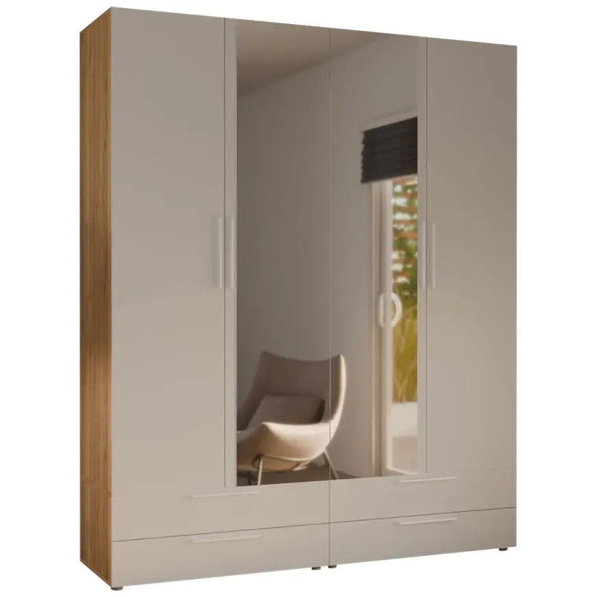 Skriňa Moduklix Set 20 Biela/ Dub Mauvella