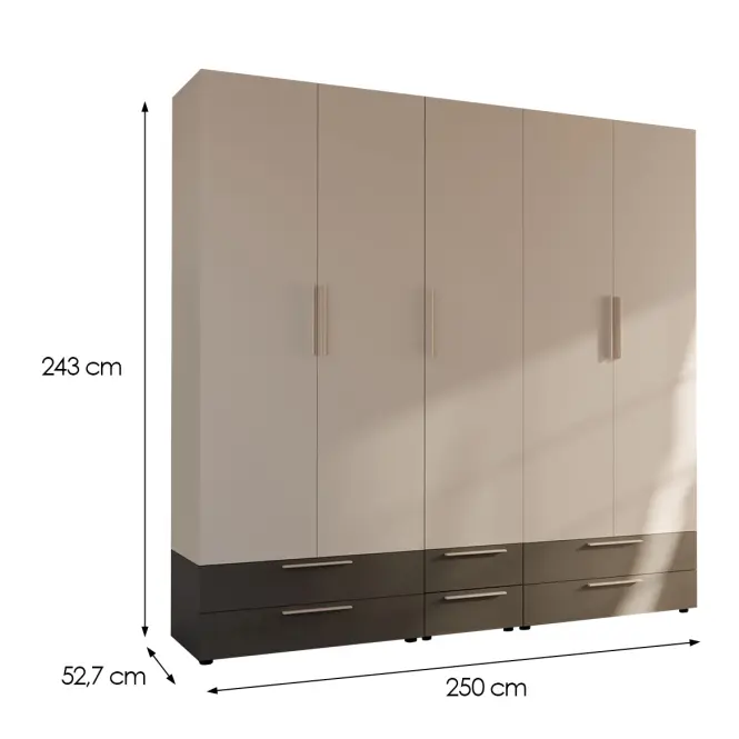 Skriňa Moduklix Set 23 Piesok/Dub Cabezone