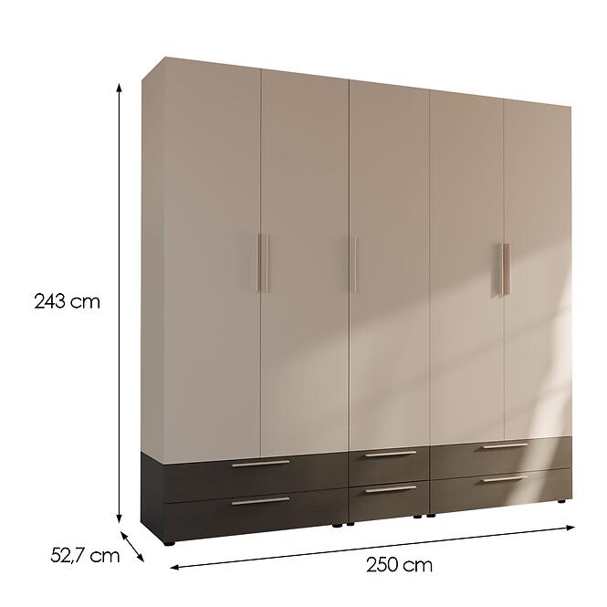 Skriňa Moduklix Set 23 Piesok/Dub Cabezone