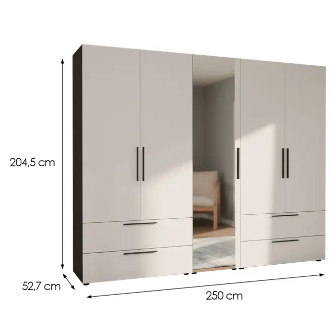 Skriňa Moduklix Set 25 Biela/Dub Cabezone,2