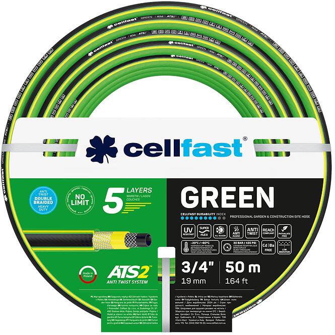 Záhradná hadica 5-vrstvová GREEN ATS2 3/4 50 MB