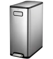 Odpadkový kôš Eko Ecofly 20+20l inox mat 937740