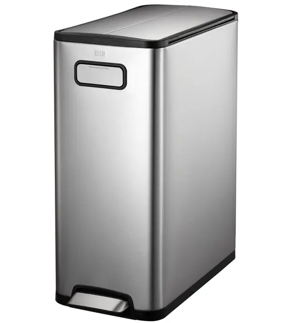 Odpadkový kôš Eko Ecofly 20+20l inox mat 937740