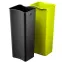 Odpadkový kôš Eko Ecofly 20+20l inox mat 937740,2