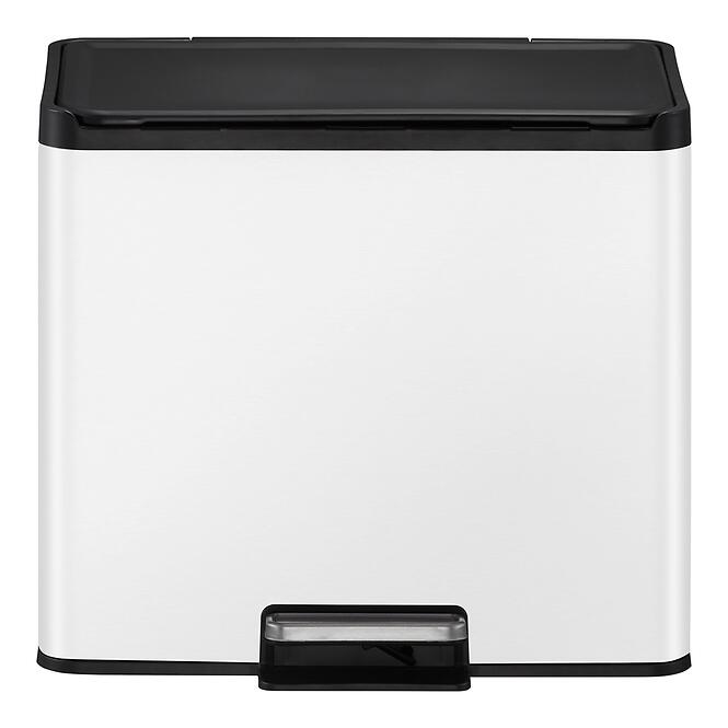 Odpadkový kôš Eko Essential 15+15l biely 822863