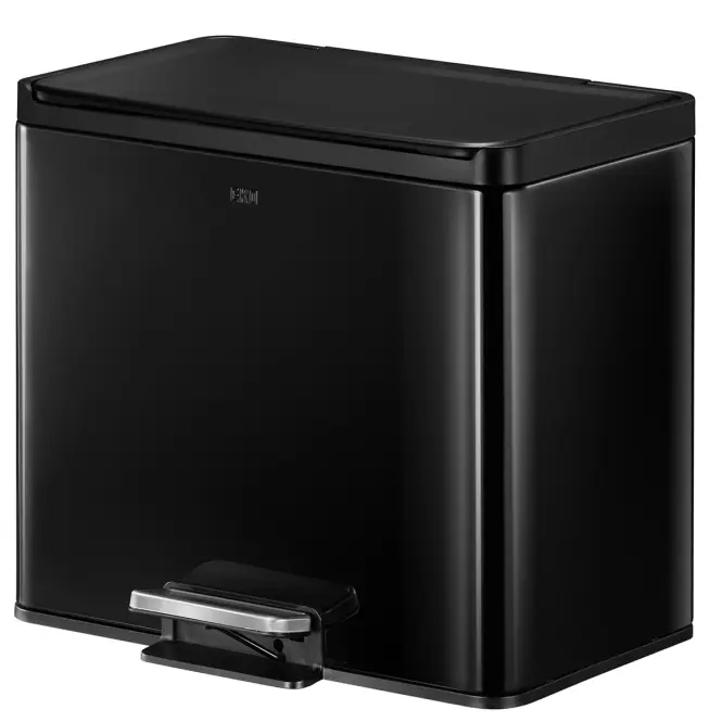 Odpadkový kôš 15+15l čierna 822844