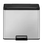 Odpadkový kôš  15+15l inox mat 822830