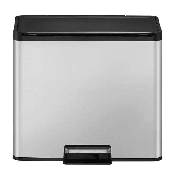 Odpadkový kôš Eko Essential 15+15l inox mat 822830