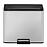 Odpadkový kôš Eko Essential 15+15l inox mat 822830