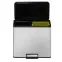Odpadkový kôš Eko Essential 15+15l inox mat 822830,2