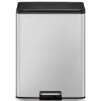Odpadkový kôš 20+20l inox mat 822840