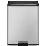 Odpadkový kôš Eko Essential 20+20l inox mat 822840