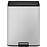 Odpadkový kôš Eko Essential 20+20l inox mat 822840