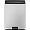 Odpadkový kôš Eko Essential 20+20l inox mat 822840