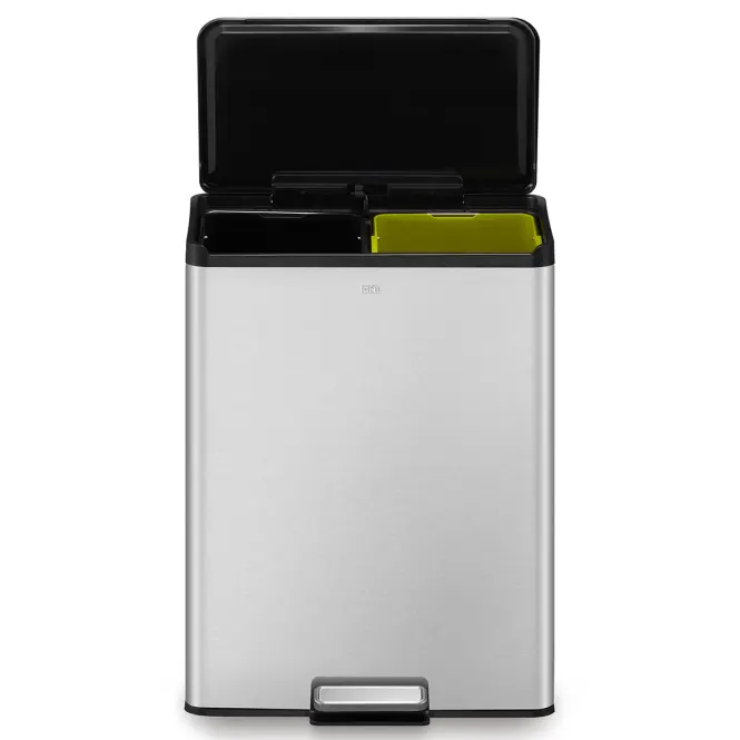 Odpadkový kôš Eko Essential 20+20l inox mat 822840