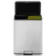Odpadkový kôš Eko Essential 20+20l inox mat 822840,2