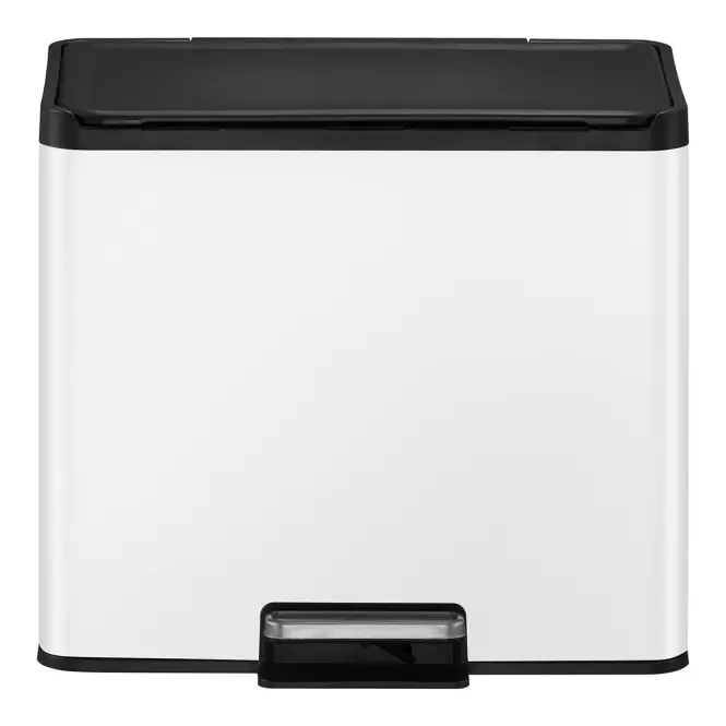 Odpadkový kôš Eko Essential 20+9l biely 822829