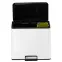 Odpadkový kôš Eko Essential 20+9l biely 822829,2