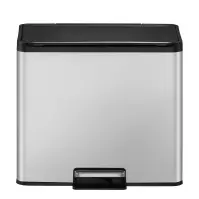 Odpadkový kôš Eko Essential 20+9l inox mat 822829