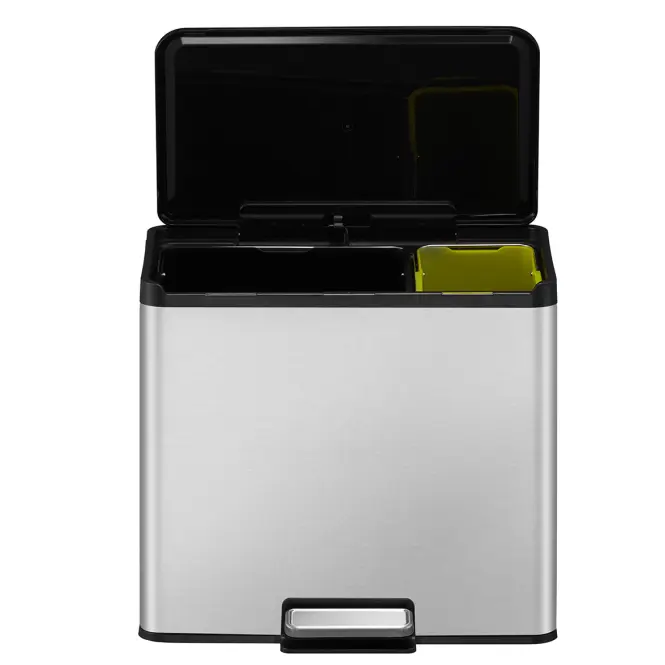 Odpadkový kôš Eko Essential 20+9l inox mat 822829