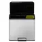 Odpadkový kôš Eko Essential 20+9l inox mat 822829,2