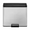 Odpadkový kôš Eko Essential 9+9+9l inox mat 822827