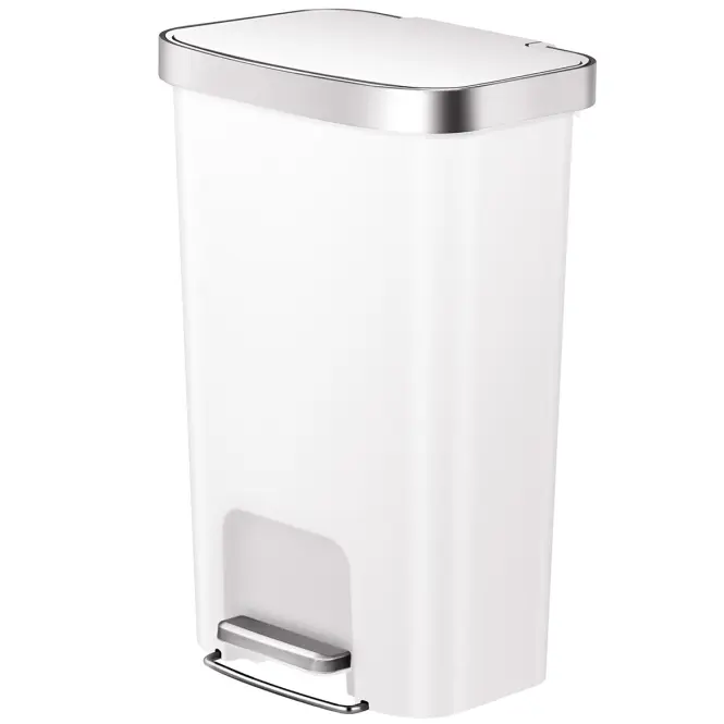 Odpadkový kôš Eko Hana 25+25l biely 625550