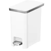 Odpadkový kôš Eko Hana slim 10l biely 637710