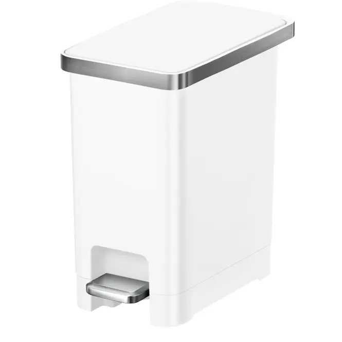 Odpadkový kôš Eko Hana slim 10l biely 637710
