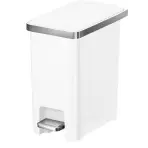 Odpadkový kôš  Hana slim 10l biely 637710