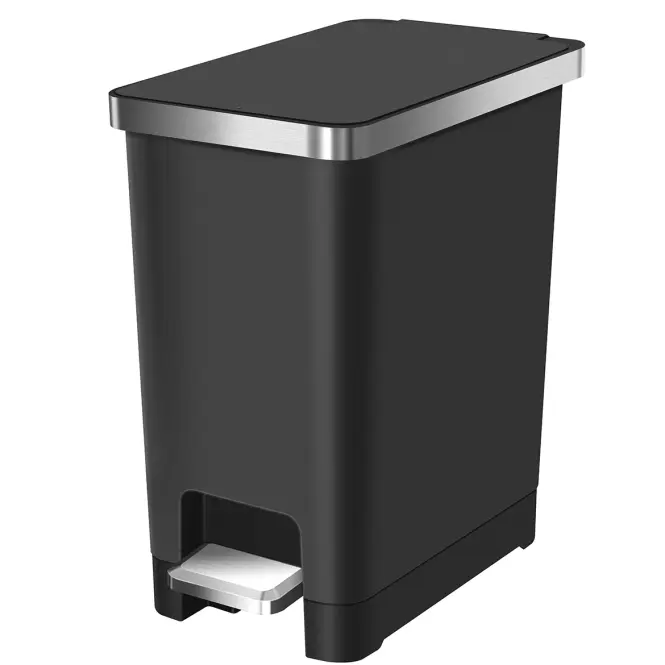 Odpadkový kôš Eko Hana slim 10l čierna 637710