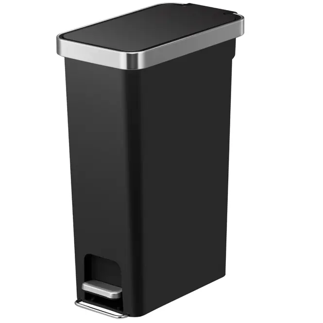 Odpadkový kôš Eko Hana slim 40l čierna 626840