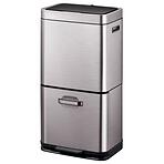 Odpadkový kôš Eko Himalaya 35+25l inox sivá 933960