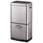 Odpadkový kôš Eko Himalaya 35+25l inox sivá 933960